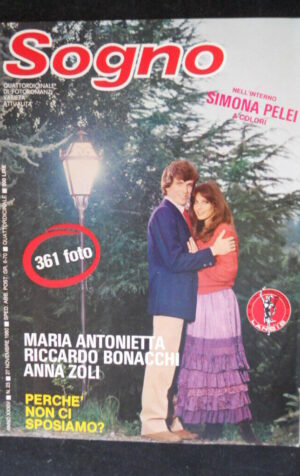 SOGNO n°23 1980 ed. Lancio con Poster Simona Pelei a colori [JS4]