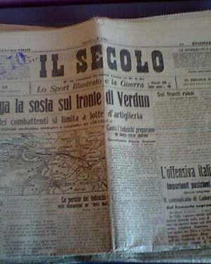 Il Secolo 15/03/1916 La battaglia di Verdun si prolunga