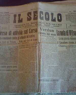 Il Secolo 25/04/1916 Ripresa attività sul Carso