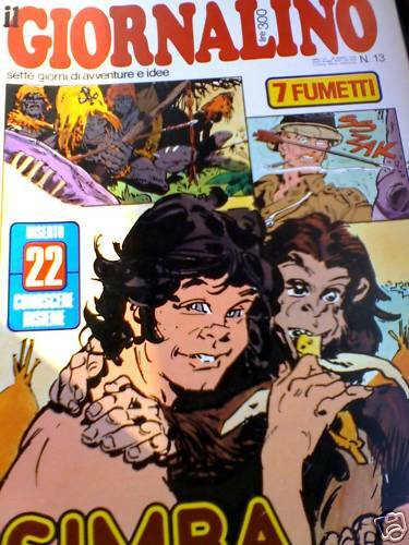 Il Giornalino 13 1978 Verne disegnato da R. Polese