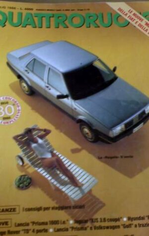 Quattroruote 369 1986 Jaguar XJS 3.6 Hyunday Pony 1.3