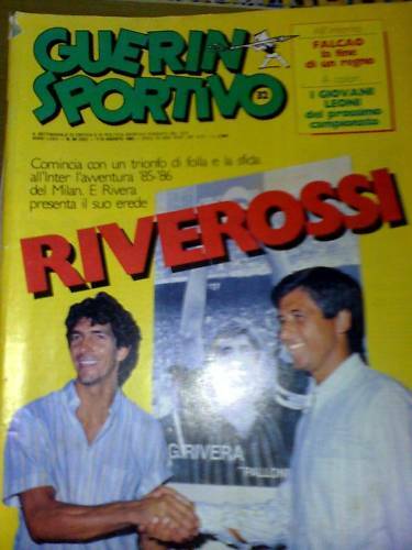 Guerin Sportivo 32 1985 Foto poster e servizio ROMA 85