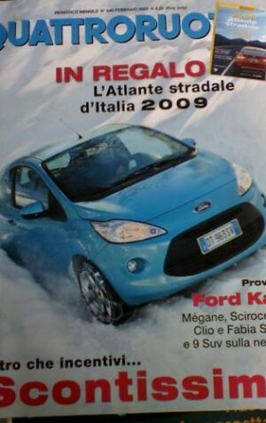 Quattroruote 640 2009 Megane Scirocco Clio Fabia SW