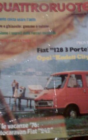 Quattroruote 239 1975 Autocaravan Fiat 242 - Fiat 128