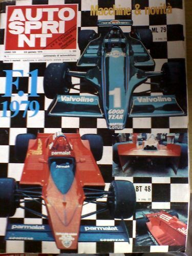 Autosprint 1 1979 con calendario Corse 1979