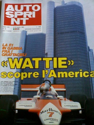 Autosprint 23 1982 Poster Jack Brabham Cooper T51