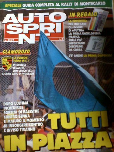 Autosprint 3 1990 La Porsche torna in F1
