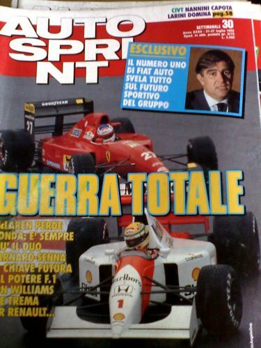Autosprint 30 1992 Servizio la Fiat e le corse