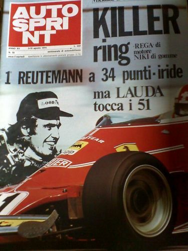 Autosprint 32 1975 La gara delle Renaut di Pergusa