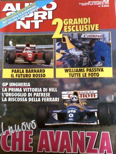 Autosprint 33 1993 5 anni dalla morte di Enzo Ferrari