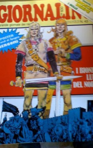 Il Giornalino 43 1982 Poster Bergomi + inserto TOPPI