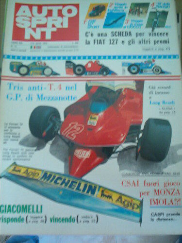 Autosprint 14 1979 Silverstone Osella Cheever