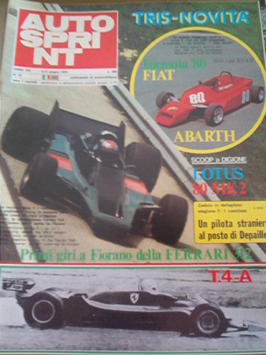 Autosprint 23 1979 GP Montecarlo di Jody Scheckter