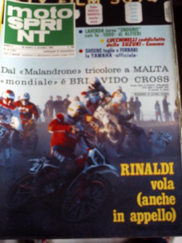 Motosprint 44 1980 Benelli 254 - Laverda torna Enduro