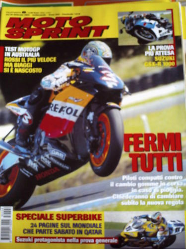 Motosprint 8 2005 Superbike attesa Suzuki GSX-R 1000