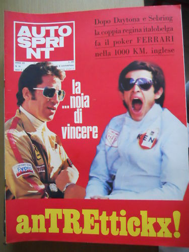 Autosprint 16 1972 Sandro Munari Ferrari 312 P