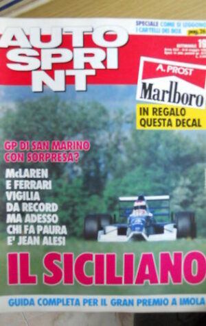 Autosprint 19 1990 Gp. San Marino Mansell Senna