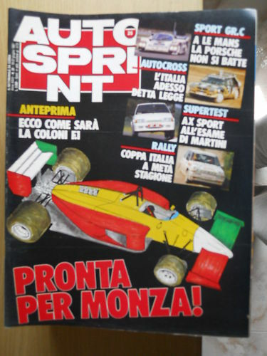 Autosprint 25 1987 Il computer nella Formula 1