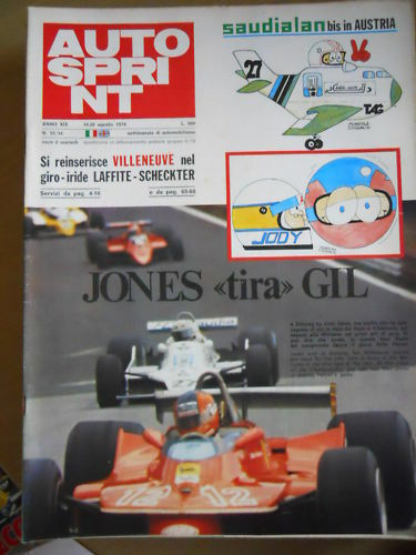 Autosprint 33/34 1979 Villeuneuve Laffitte Scheckter