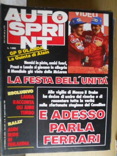 Autosprint 35 1984 Speciali Gp Olanda e Austria