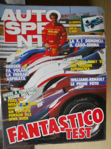 Autosprint 41 1988 La Formula 1 denuncia il caso SENNA