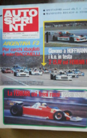 Autosprint 46 1978 con poster Siegfried STOHR