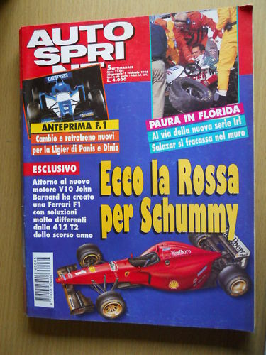 Autosprint 5 1996 Ecco la rossa Ferrari per Schumacher