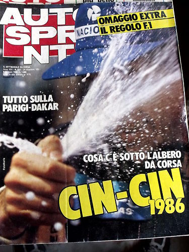 Autosprint 52 1985 Intervista special Andrea De Cesaris