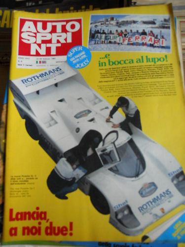 Autosprint 8 1983 La nuova Porsche GR. C