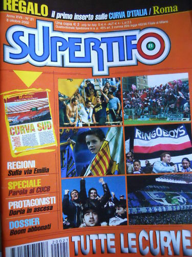 Supertifo 21 2002 Speciale Curva Sud ROMA - Parma
