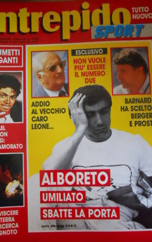 Intrepido 26 1987 Michael Jackson Berger Prost Alboreto