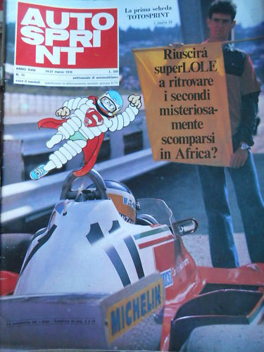 Autosprint 11 1978 Le polemiche Grand Prix Sudafrica