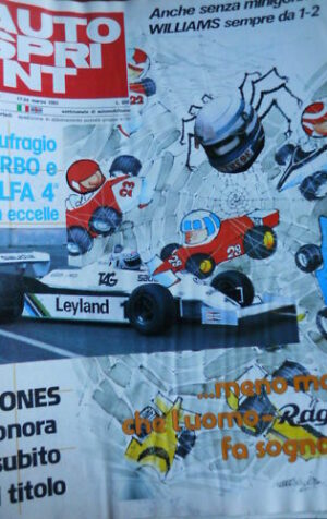 Autosprint 12 1981 Alfa Romeo Williams Talbot
