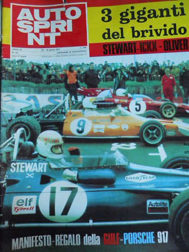 Autosprint 16 1971 con inserto Guida Mondiale Marche