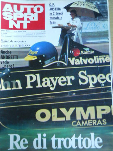 Autosprint 33-34 1978 Jody Scheckter - Reutemann