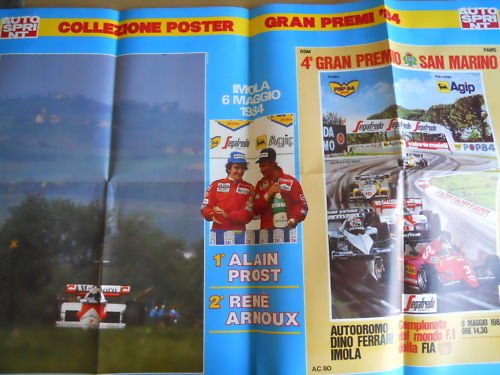 Poster Gp. Imola Prost Arnoux 1984 - 56