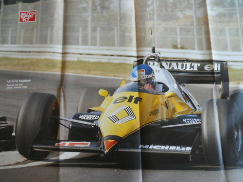 Poster Patrick Tambay Renault RE 40B - 2