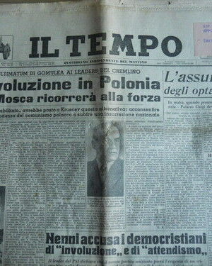 Il Tempo 289 1956 Rivoluzione in Polonia su intervento