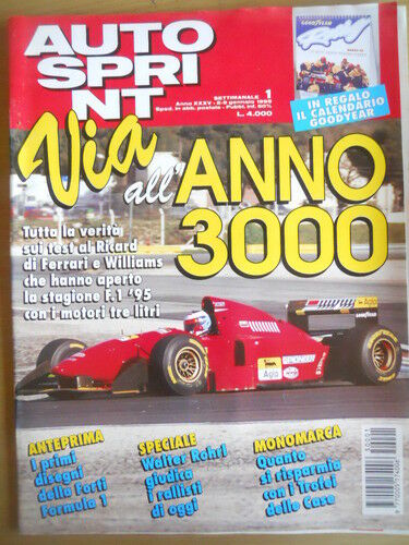 Autosprint 1 1995 Walter Rohrl giudica il Rally di oggi
