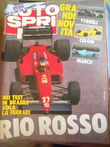 Autosprint 11 1988 Gp Brasile vola la Ferrari