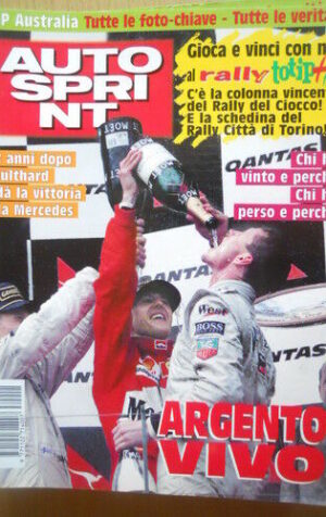 Autosprint 11 1997 Coulthard Speciale Gp Australia