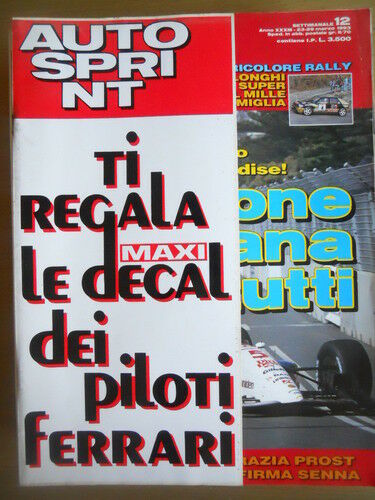 Autosprint 12 1993 Rally Loghi super alle Mille Miglia