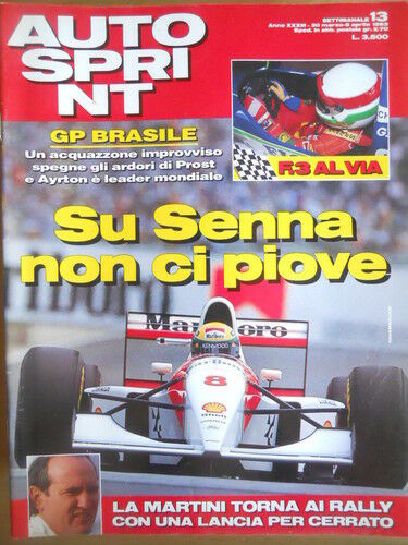 Autosprint 13 1993 Gp Brasile su Senna non ci piove