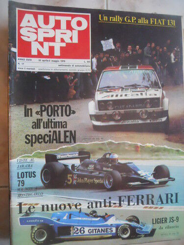 Autosprint 17 1978 Rally Fiat 131 Abarth Alen- Lotus JP
