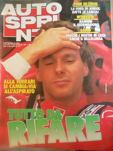 Autosprint 19 1988 Ferrari Berger tutto da rifare