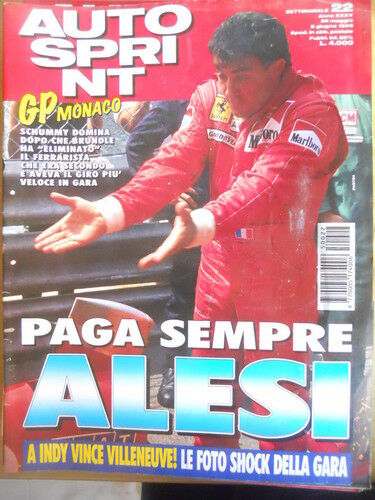 Autosprint 22 1995 F. Indy vince Jacques Villeneuve