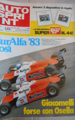 Autosprint 43 1982 Inserto speciale Keke Rosberg