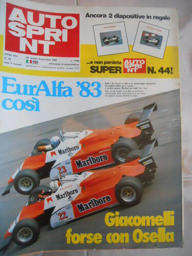 Autosprint 43 1982 Inserto speciale Keke Rosberg