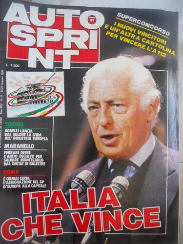 Autosprint 47 1984 Mike Thackwell professione pericolo