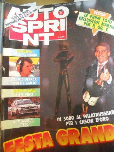 Autosprint 50 1988 festa grande Senna casco d'oro